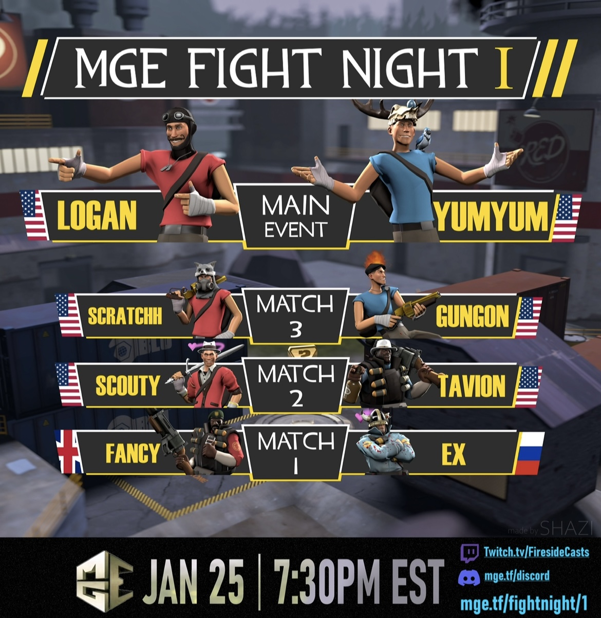 Fight Night Card