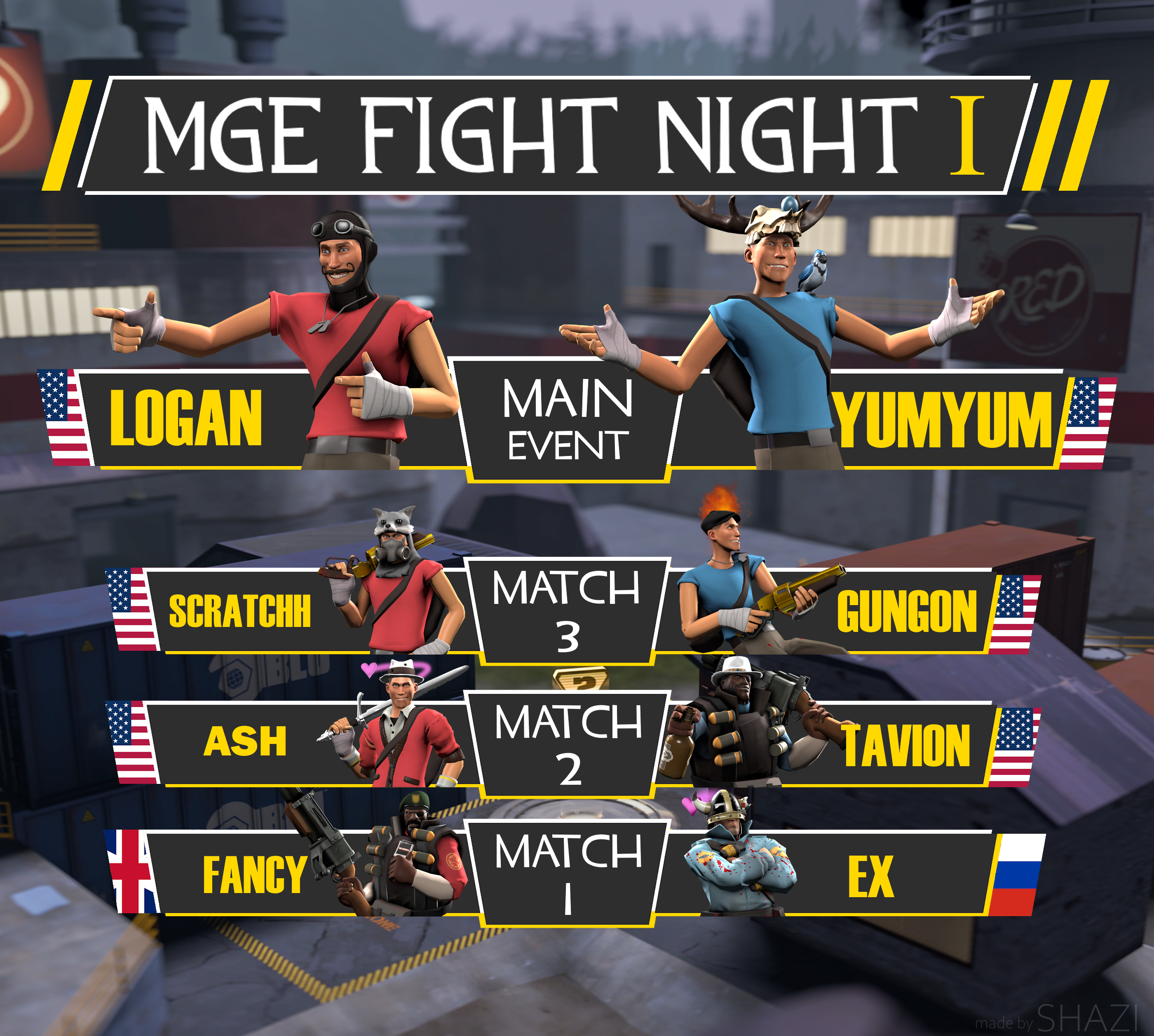 Fight Night Card